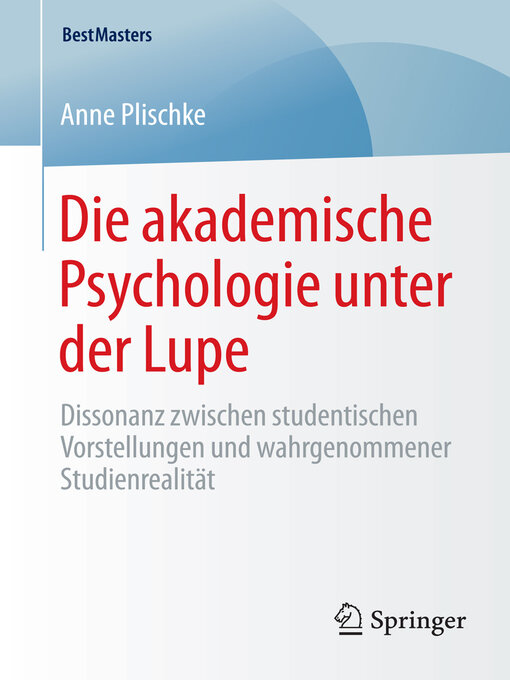Title details for Die akademische Psychologie unter der Lupe by Anne Plischke - Available